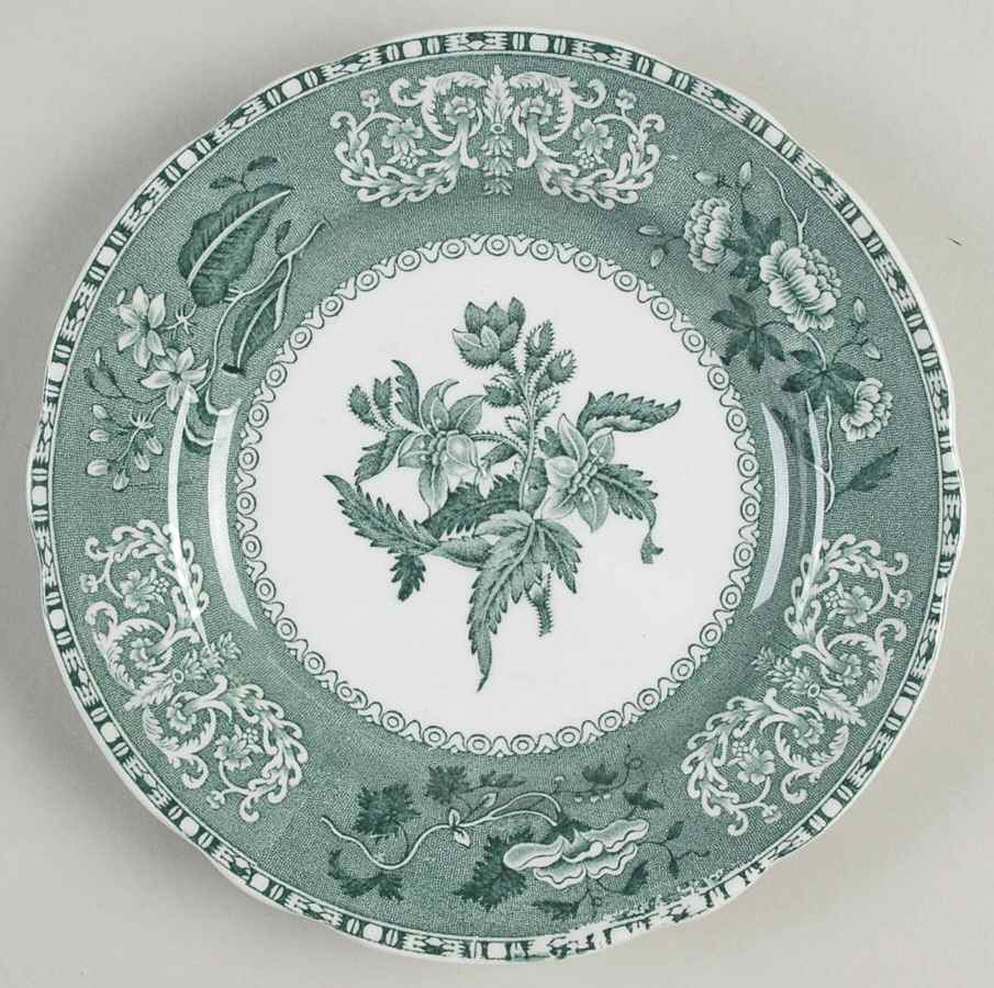 Camilla Light Green (Earthenware, Scallop) Bread & Butter Plate by Spode-1