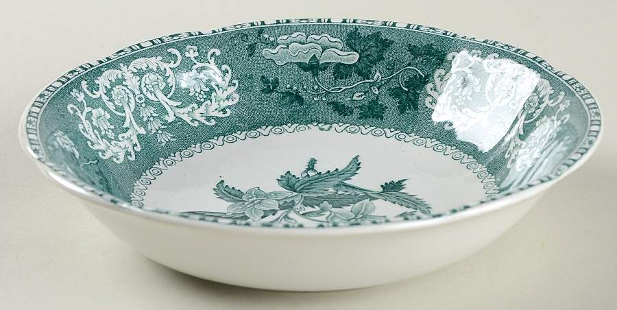 Camilla Light Green (Earthenware, Scallop) Coupe Cereal Bowl by Spode-1