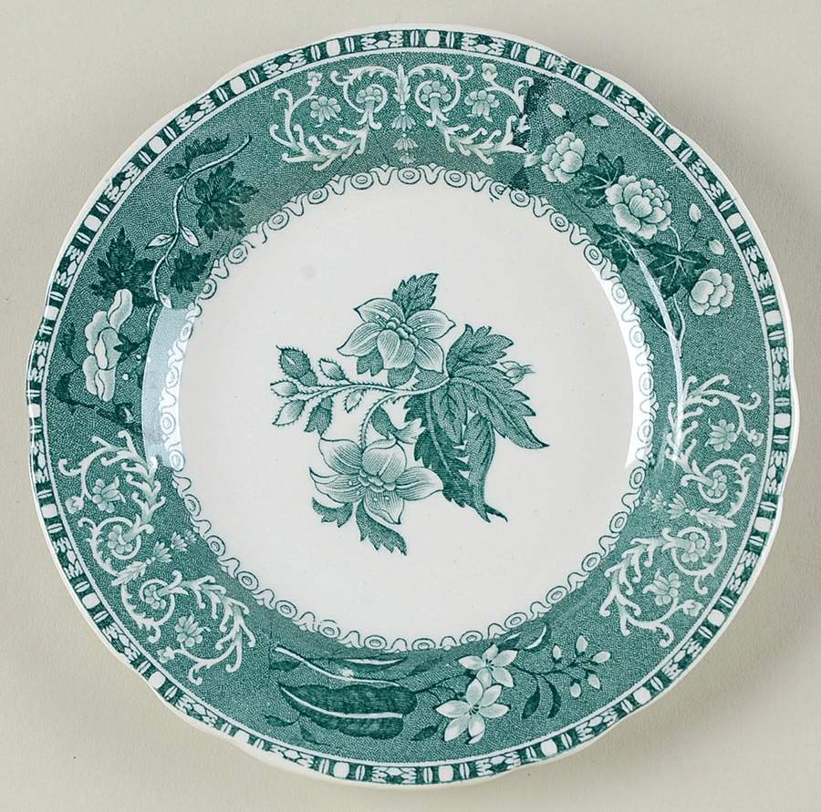 Camilla Light Green (Earthenware, Scallop) Small Bread & Butter Plate by Spode-1