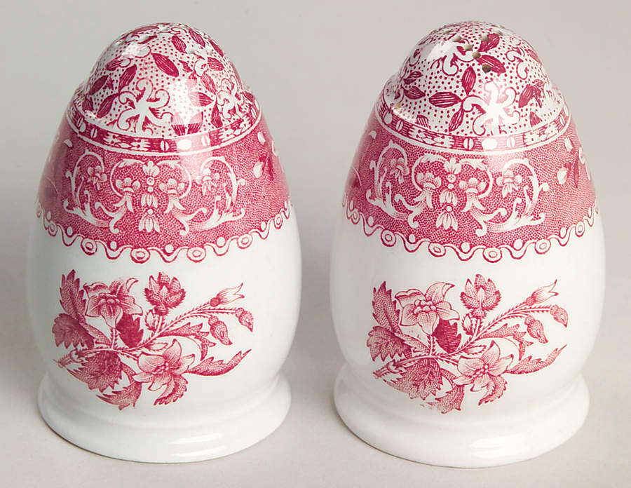 Camilla Red (Earthenware) Salt & Pepper Set by Spode-1