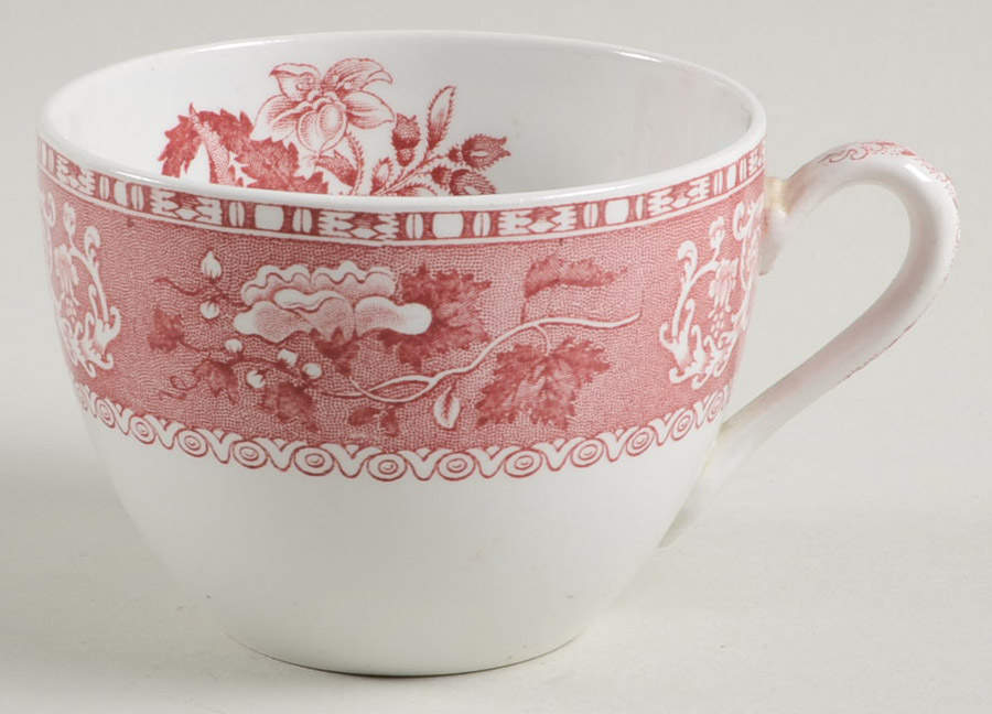 Camilla Red (Earthenware) Flat Cup by Spode-1