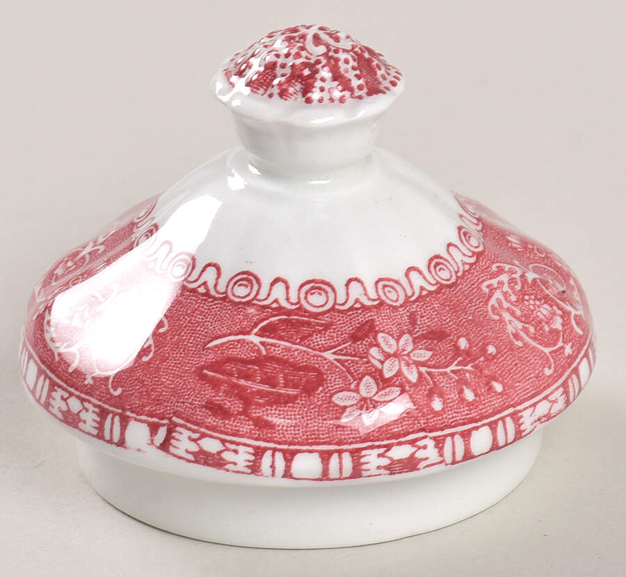 Camilla Red (Earthenware) Lid for Mini Sugar Bowl by Spode-1