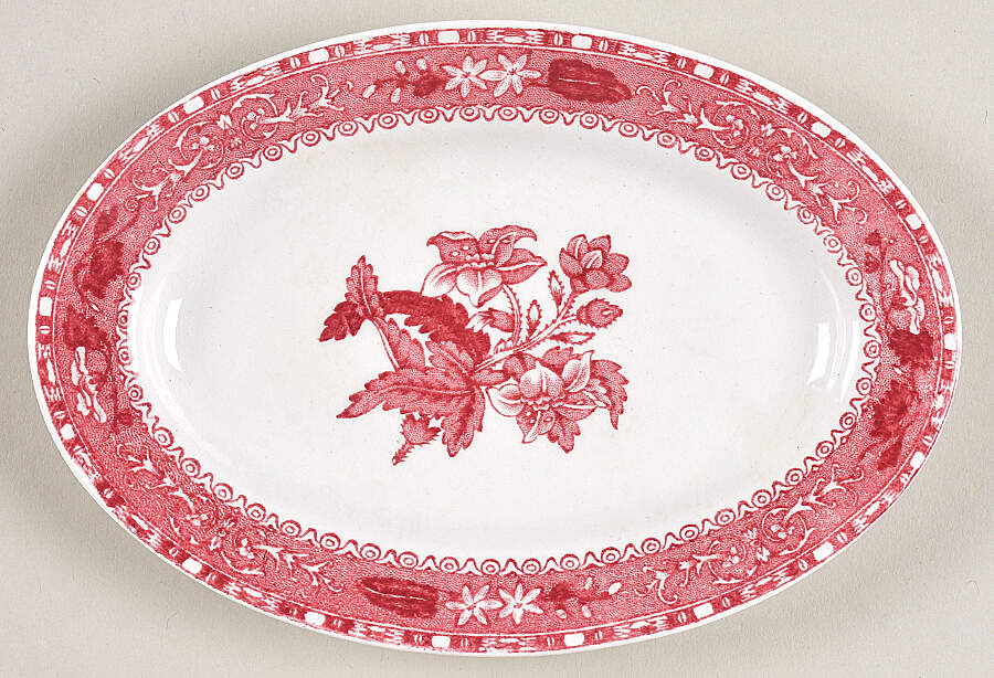 Camilla Red (Earthenware) Individual Gravy Boat No Underplate by Spode-1