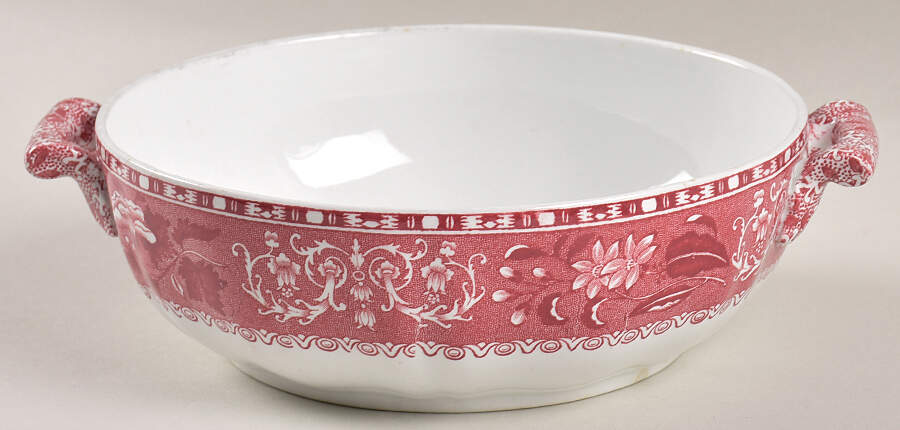 Camilla Red (Earthenware) Mini Round Vegetable No Lid by Spode-1