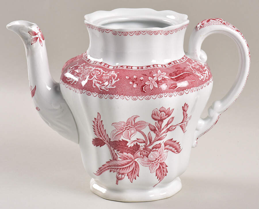 Camilla Red (Earthenware) Small Coffee Pot No Lid by Spode-1