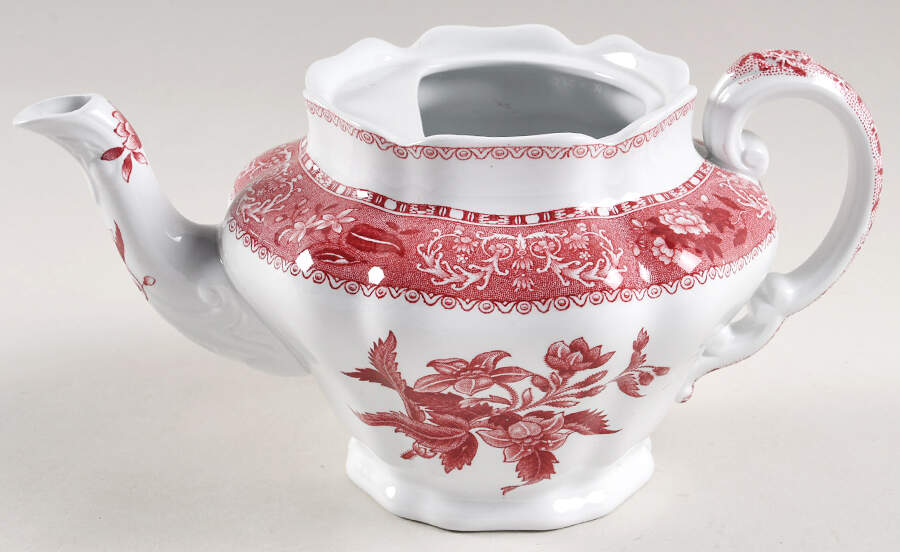 Camilla Red (Earthenware) Small Teapot No Lid by Spode-1