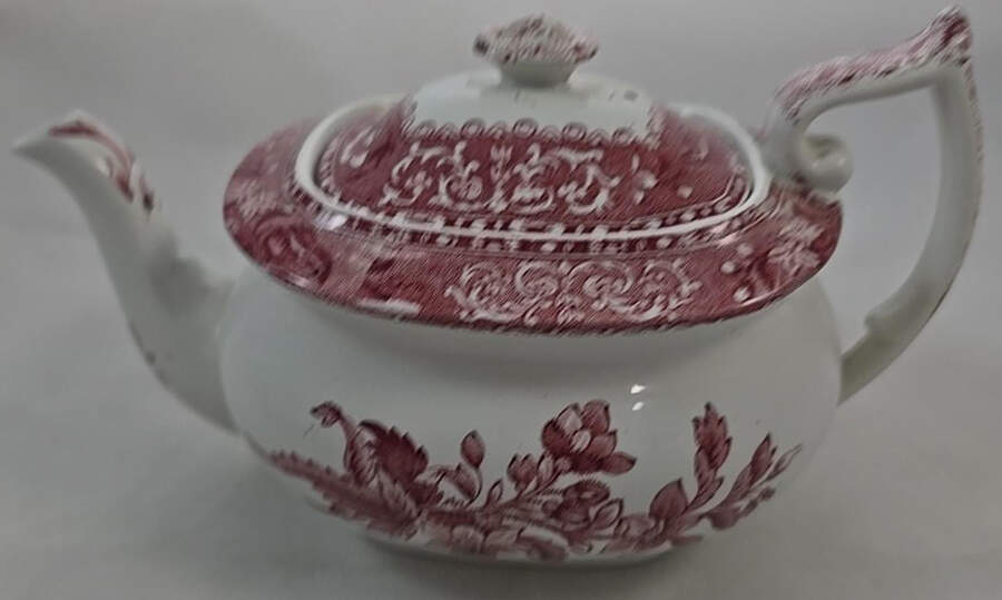 Camilla Red (Earthenware) Mini Teapot & Lid by Spode-1