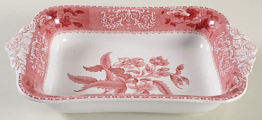 Camilla Red (Earthenware) 11" Rectangular Vegetable Bowl by Spode-1