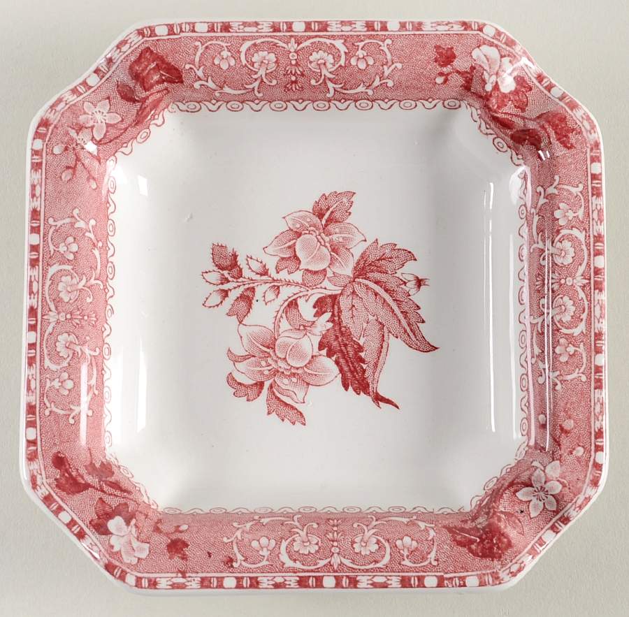 Camilla Red (Earthenware) Small Ashtray by Spode-1