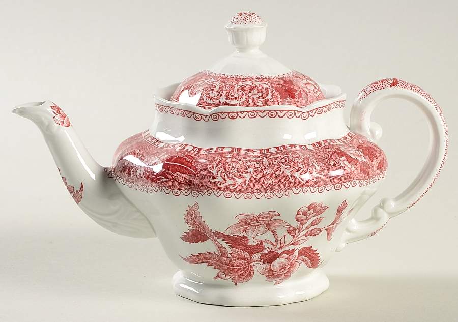 Camilla Red (Earthenware) Mini Teapot & Lid by Spode-1