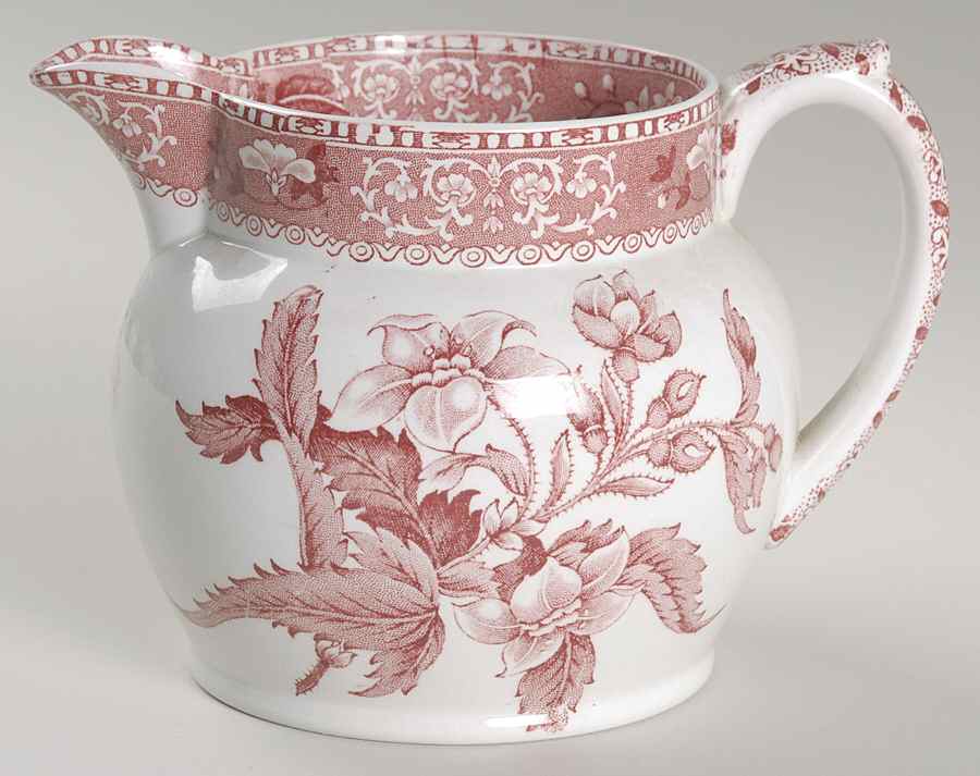 Camilla Red (Earthenware) 16 Oz Jug by Spode-1