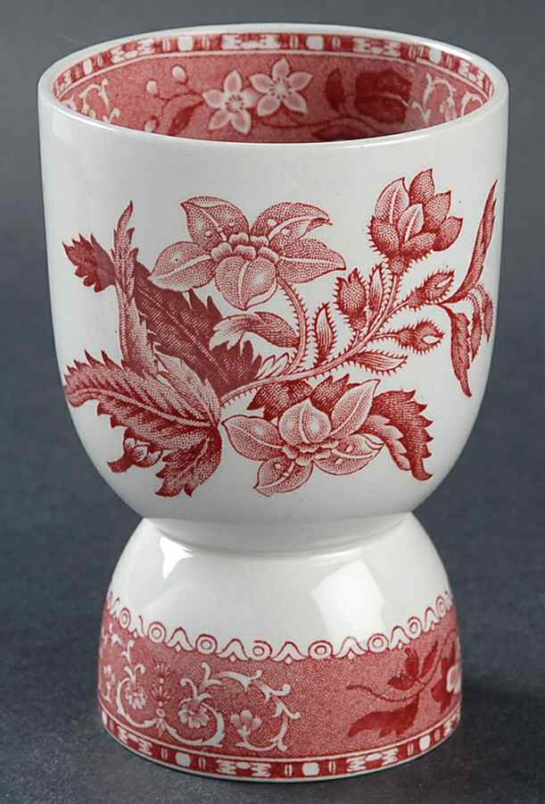 Camilla Red (Earthenware) Double Egg Cup by Spode-1