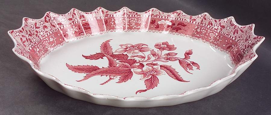 Camilla Red (Earthenware) Jubilee Platter by Spode-1