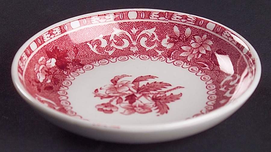 Camilla Red (Earthenware, Smooth) Butter Pat by Spode-1