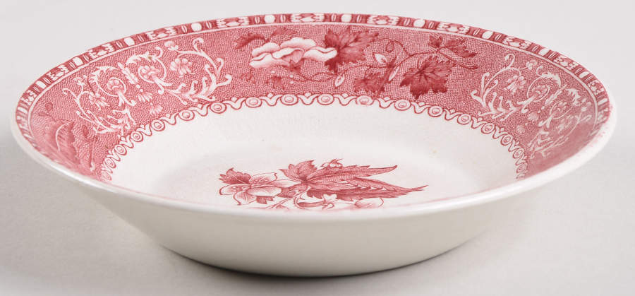 Camilla Red (Earthenware, Smooth) Fruit/Dessert (Sauce) Bowl by Spode-1