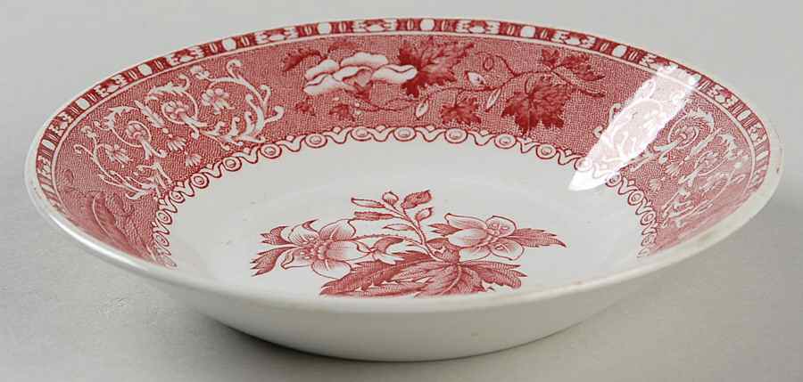 Camilla Red (Earthenware, Smooth) Fruit/Dessert (Sauce) Bowl by Spode-1