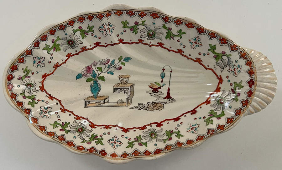 Canton (Fluted) Pickle Dish by Spode-1
