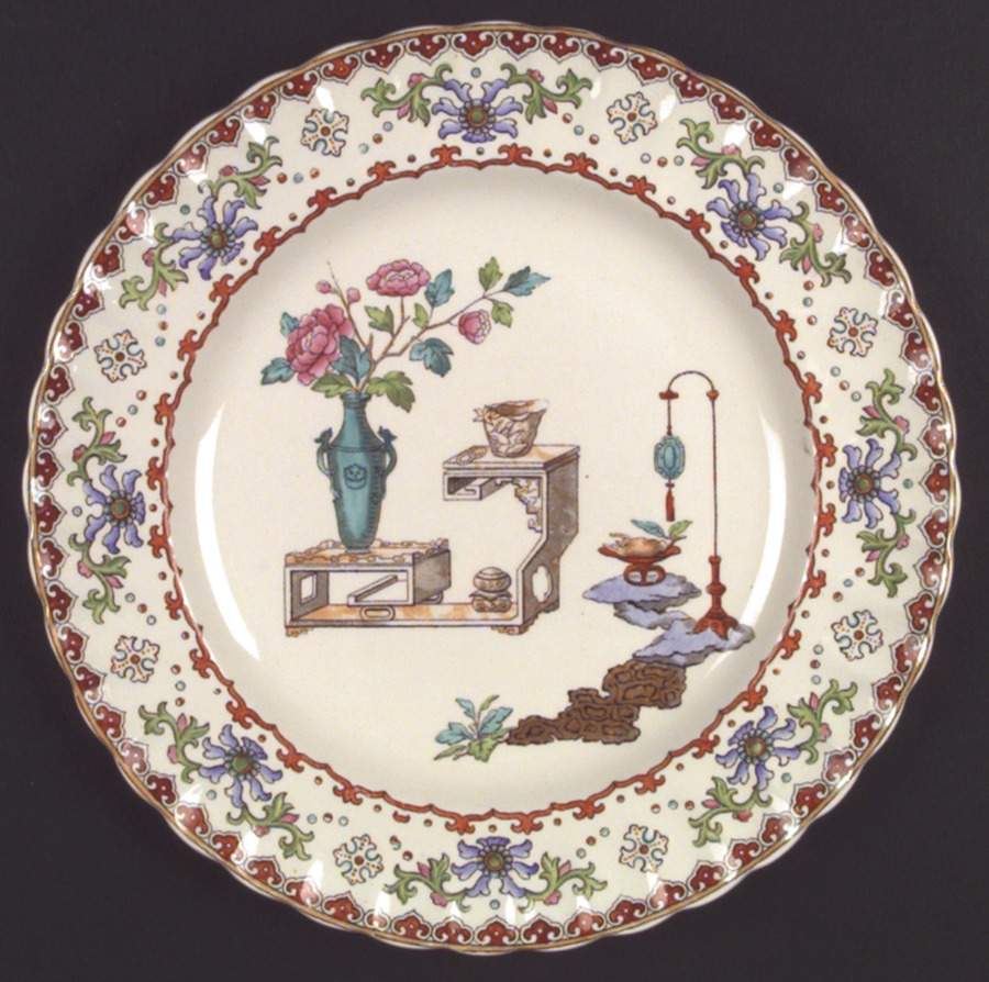 Canton (Fluted) Dinner Plate by Spode-1
