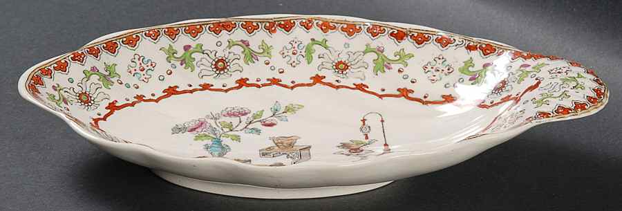 Canton (Fluted) Pickle Dish by Spode-1