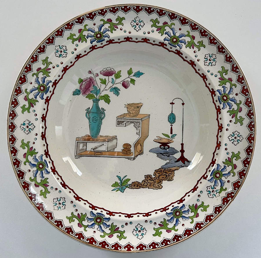 Canton (Smooth) Large Rim Soup Bowl by Spode-1