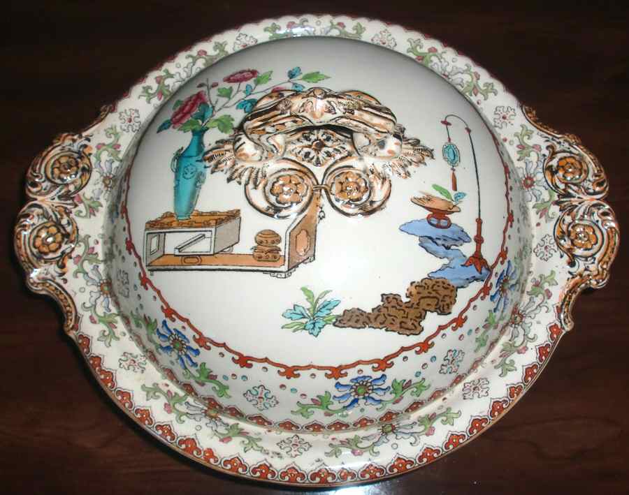 Canton (Smooth) Round Covered Butter by Spode-1