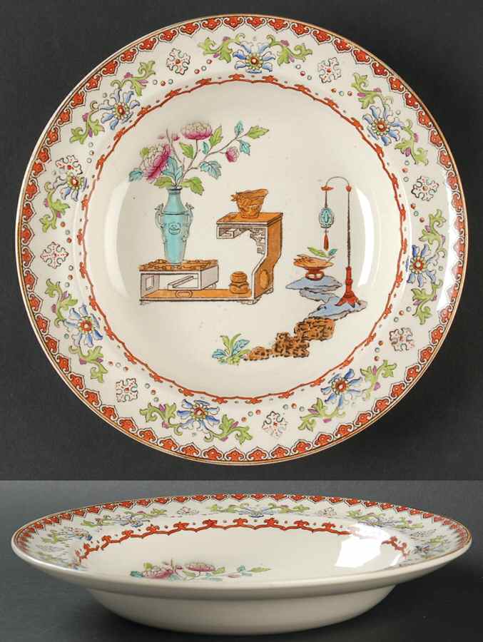 Canton (Smooth) Rim Soup Bowl by Spode-1