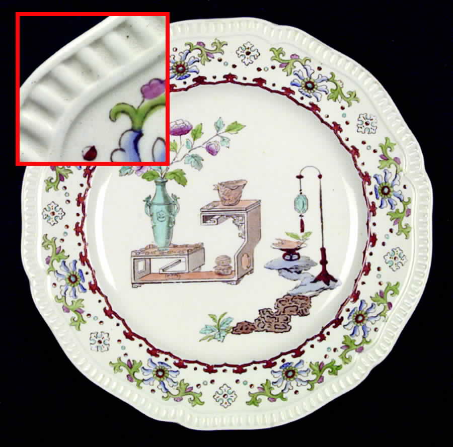 Canton (Embossed, Scalloped) Dinner Plate by Spode-1