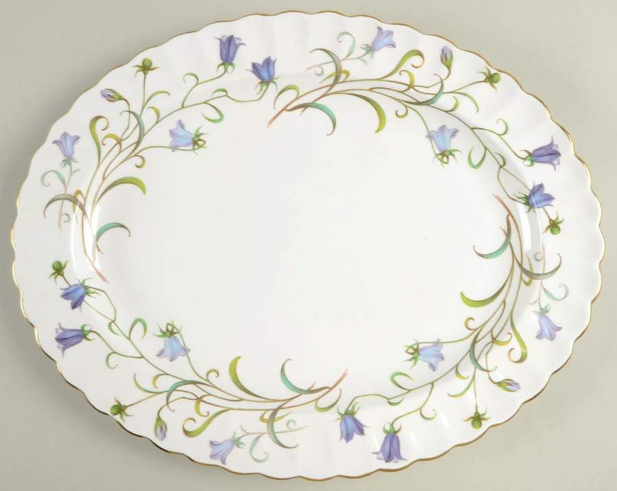 Canterbury 14" Oval Serving Platter by Spode-1
