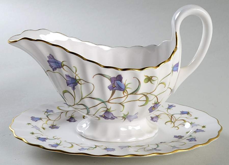 Canterbury Gravy Boat & Underplate/Relish by Spode-1