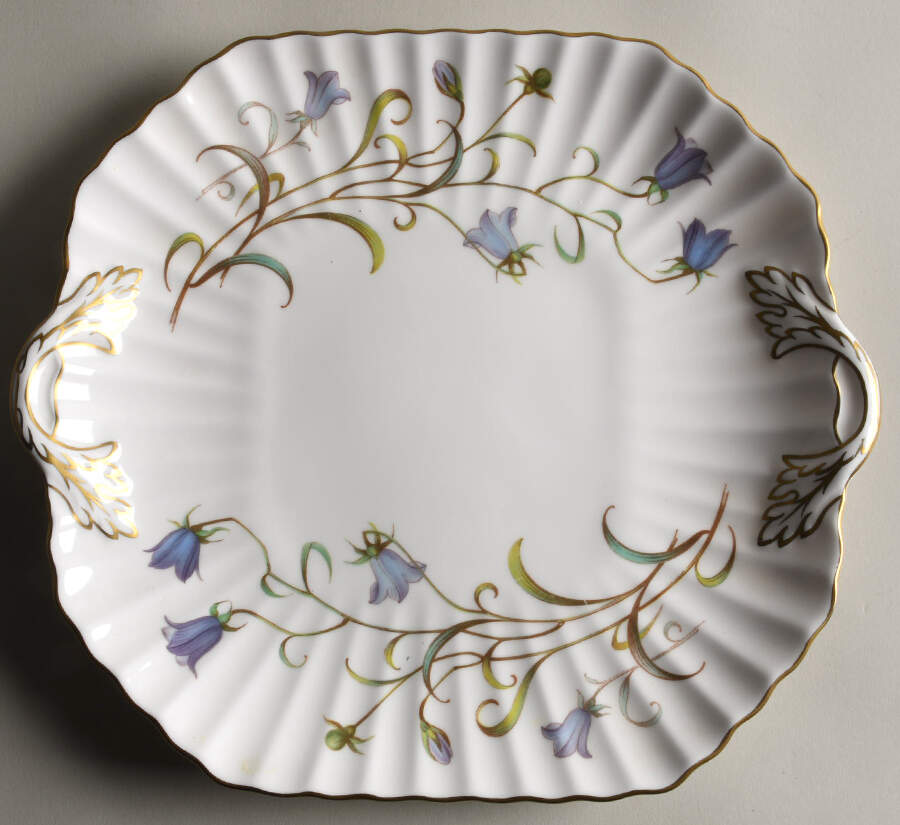 Canterbury Square Handled Cake Plate by Spode-1