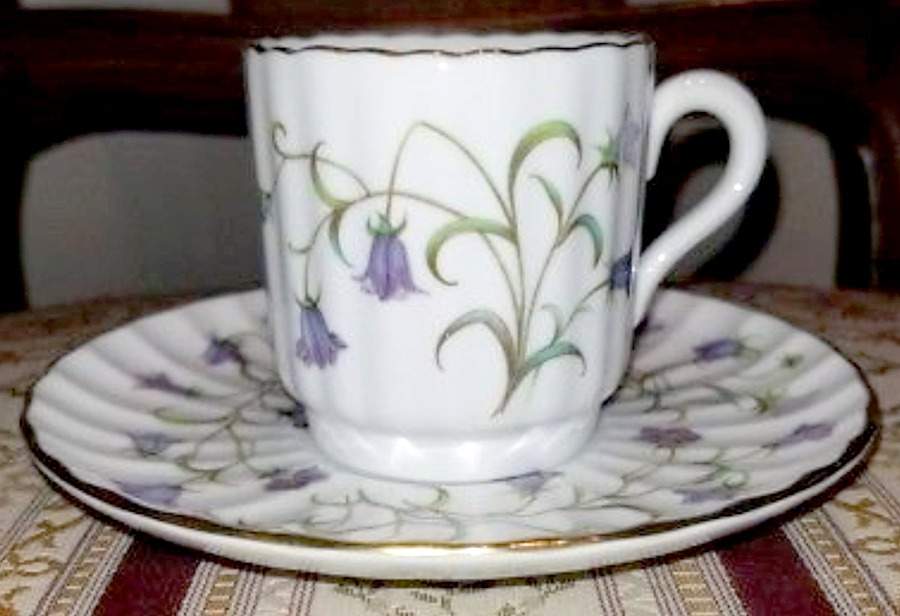 Canterbury Flat Demitasse Cup & Saucer Set by Spode-1