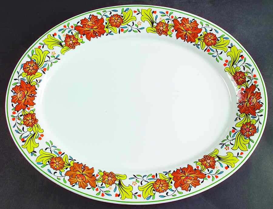 Caribbean 15" Oval Serving Platter by Spode-1