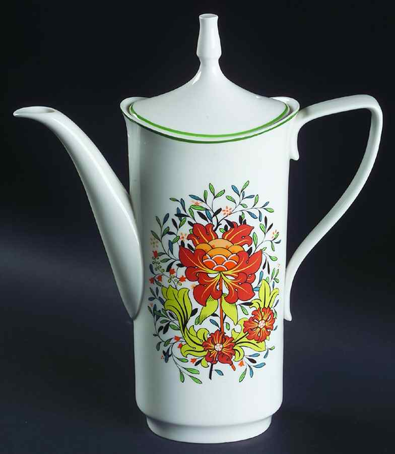 Caribbean Coffee Pot & Lid by Spode-1
