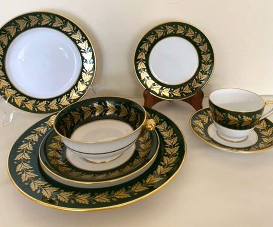 Caracas Footed Cup & Saucer Set by Spode-1