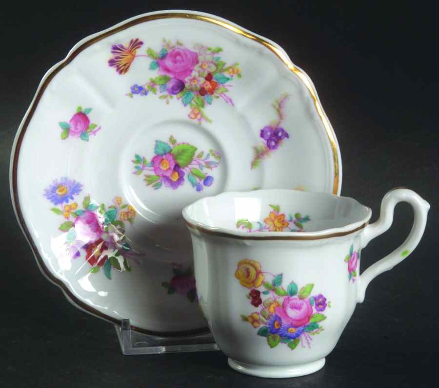 Carolyn Footed Demitasse Cup & Saucer Set by Spode-1