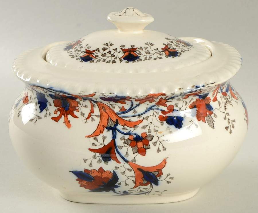 Caverswall Sugar Bowl & Lid by Spode-1