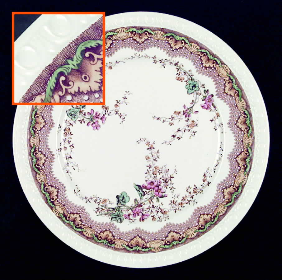 Chatsworth Brown Multicolor Dinner Plate by Spode-1