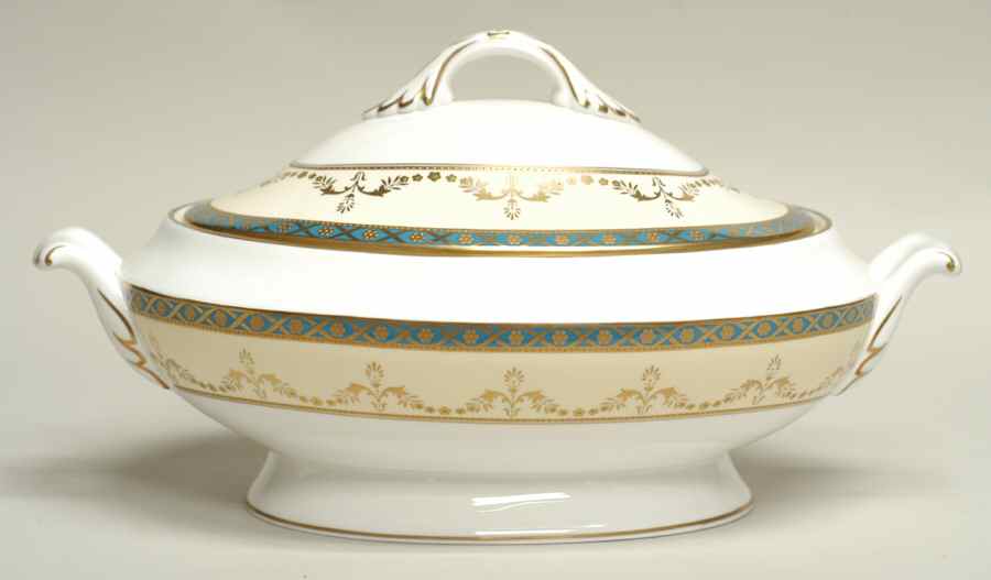 Chatsworth (Bone) Oval Covered Vegetable by Spode-1