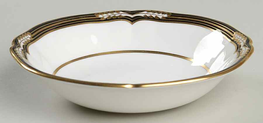 Chancellor Black Coupe Cereal Bowl by Spode-1