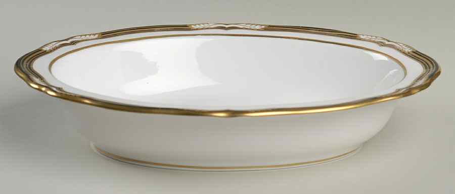 Chancellor Black 9" Oval Vegetable Bowl by Spode-1
