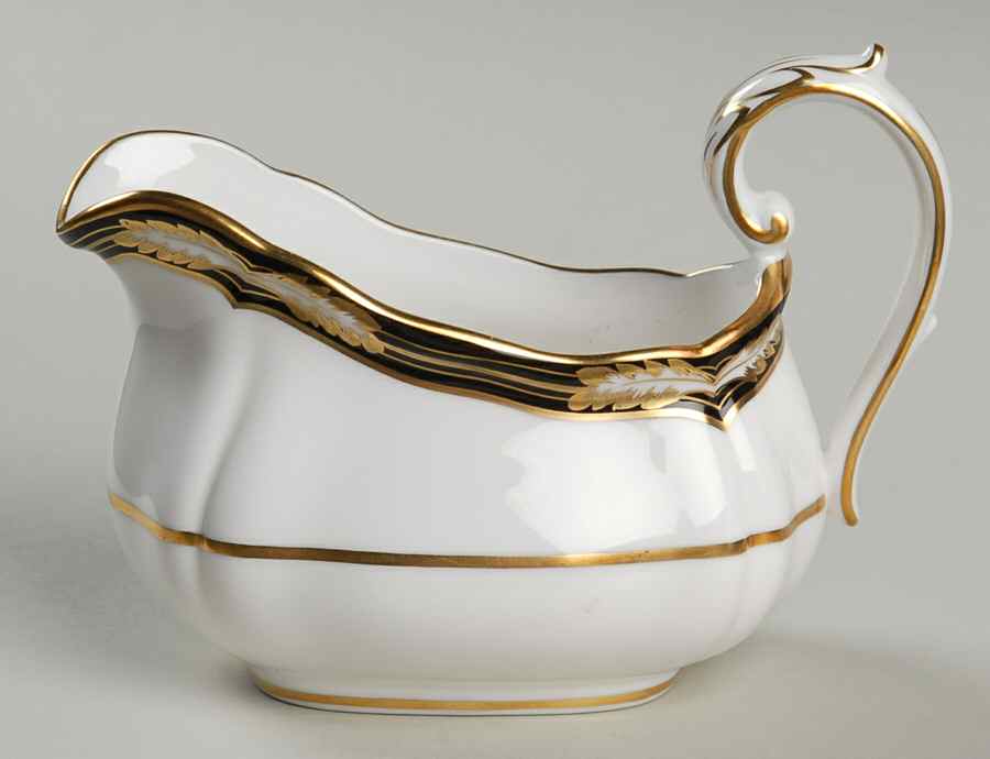 Chancellor Black Creamer by Spode-1