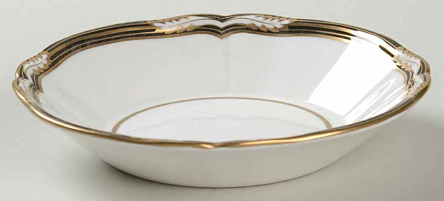 Chancellor Black Fruit/Dessert (Sauce) Bowl by Spode-1