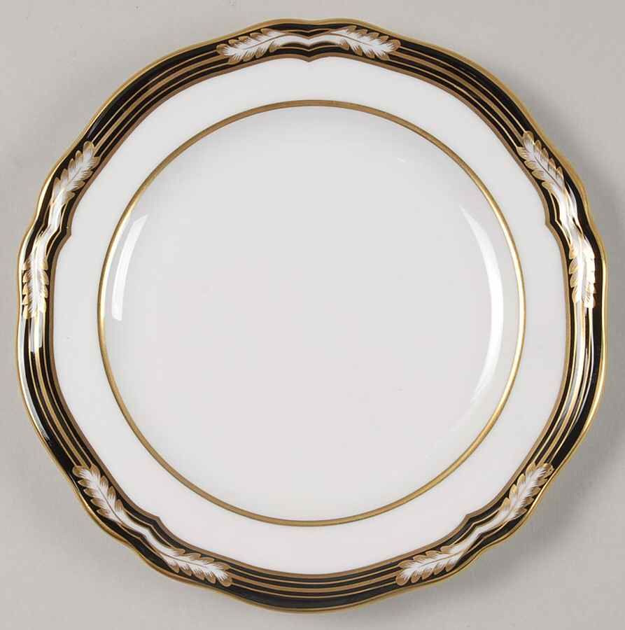 Chancellor Black Bread & Butter Plate by Spode-1