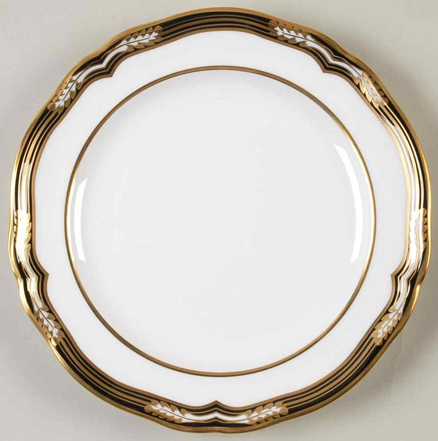 Chancellor Black Salad Plate by Spode-1
