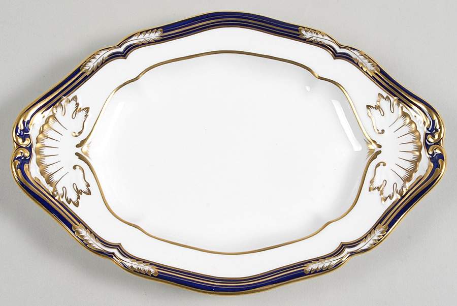 Chancellor Cobalt Blue Underplate for Gravy Boat by Spode-1