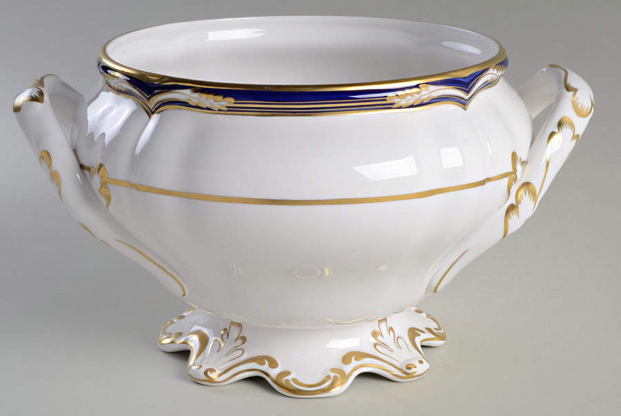 Chancellor Cobalt Blue Tureen No Lid by Spode-1