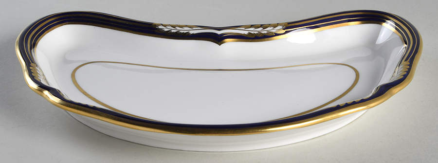 Chancellor Cobalt Blue Crescent Salad Plate by Spode-1