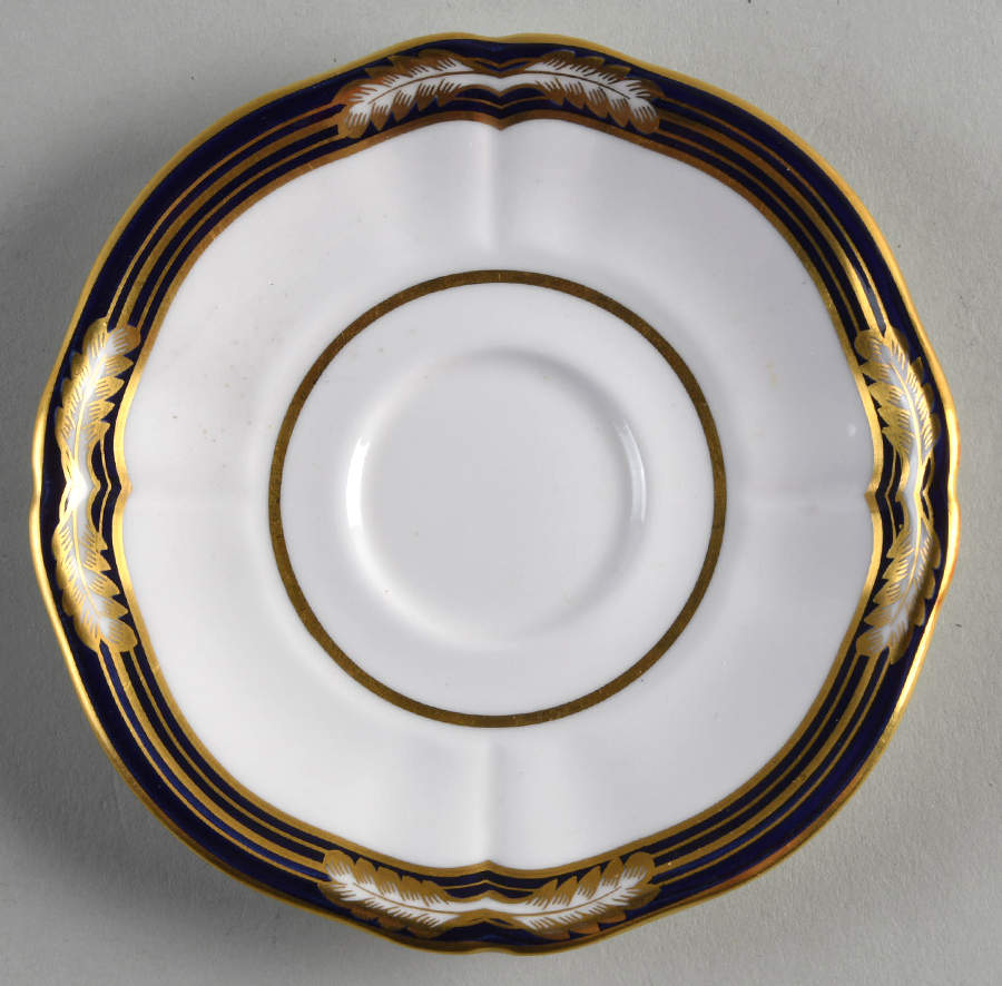 Chancellor Cobalt Blue Saucer for Demitasse Cup by Spode-1