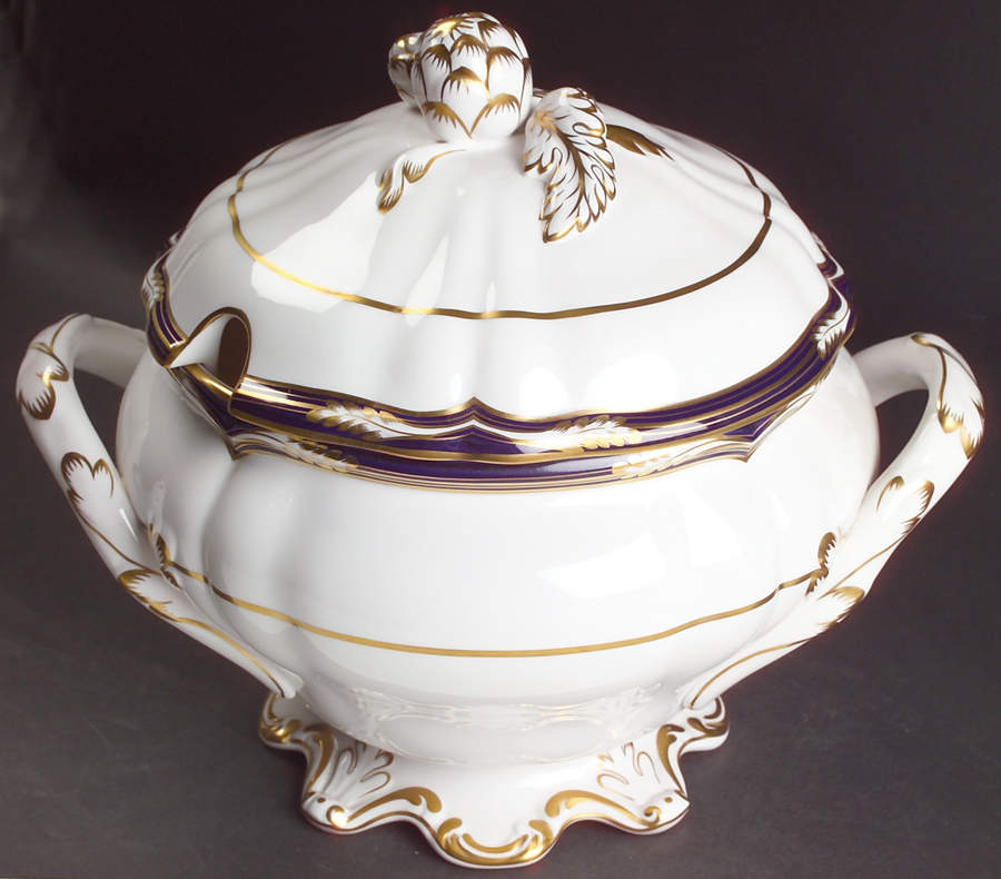 Chancellor Cobalt Blue Tureen &  Lid by Spode-1