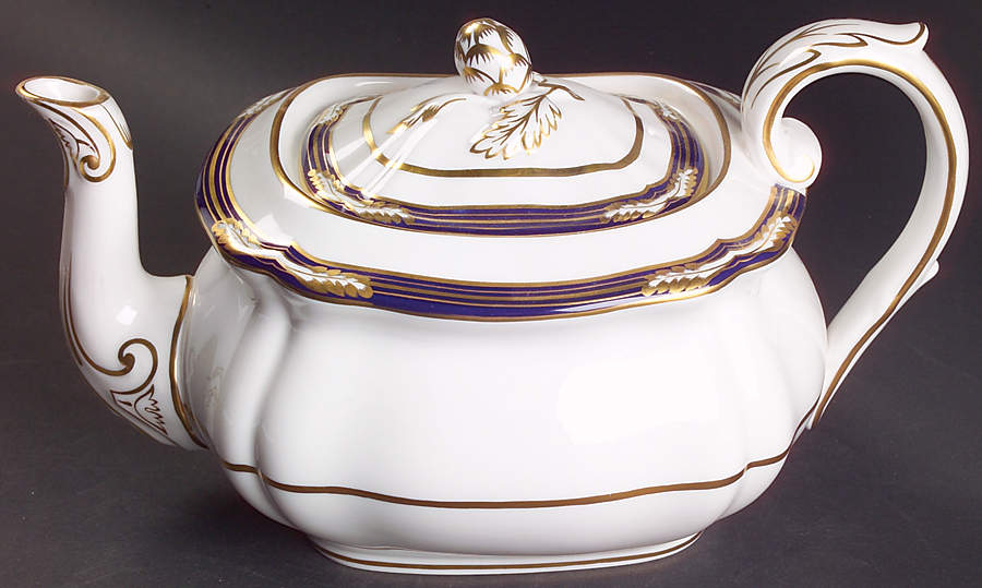 Chancellor Cobalt Blue Teapot & Lid by Spode-1